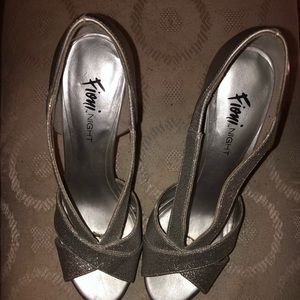 Silver heels